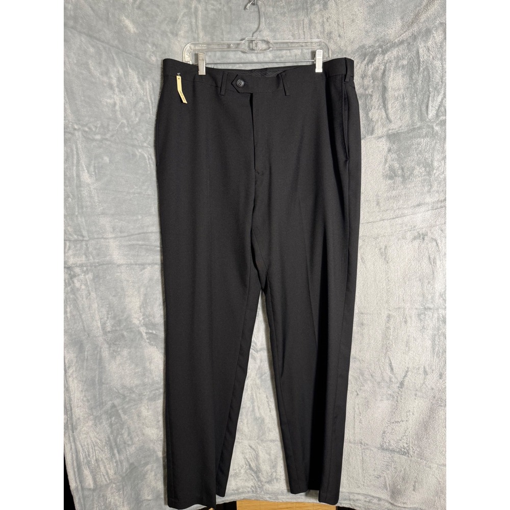 Haggar Heritage Collection Eclo Slacks Mens 38x32 Black Classic Fit HD00218
NEW